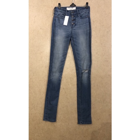 celana jeans ripped abercrombie & fitch second