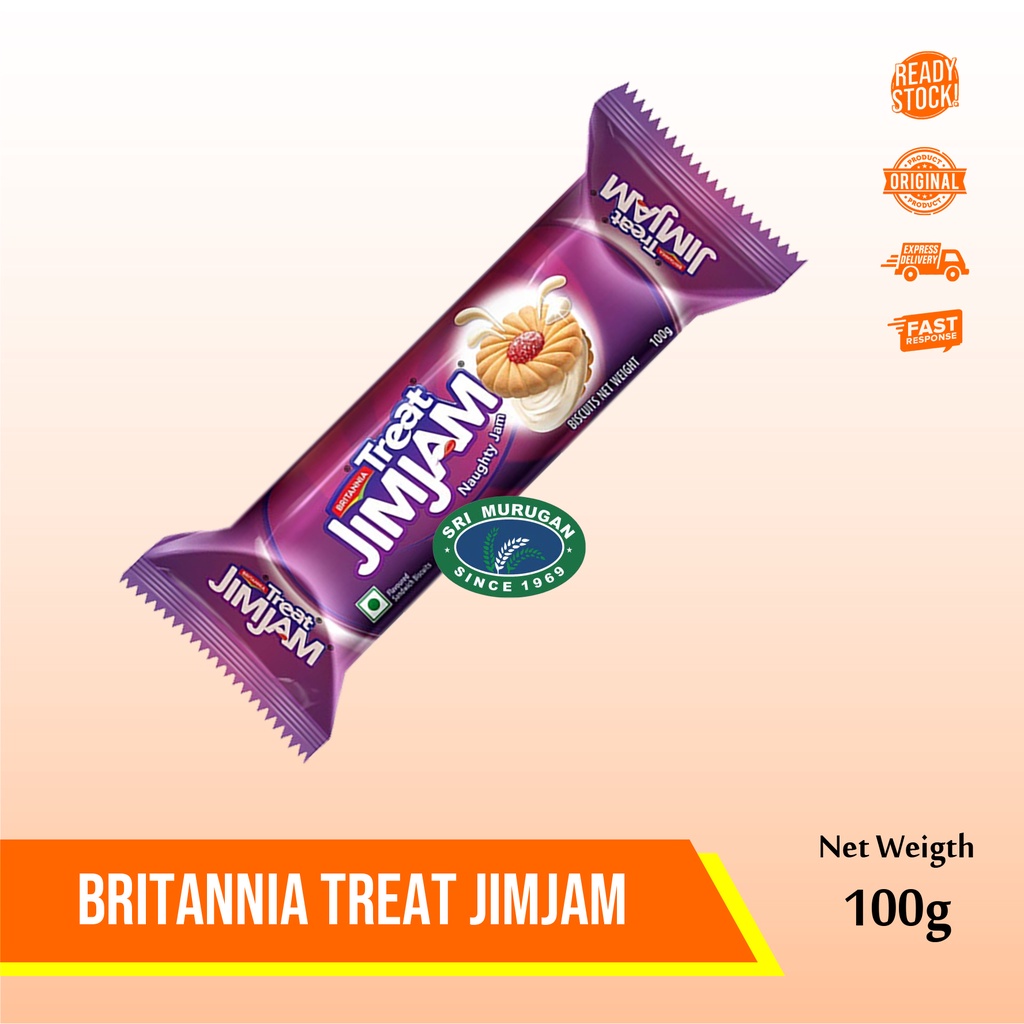 Jual BRITANNIA TREAT JIM JAM 100g Shopee Indonesia