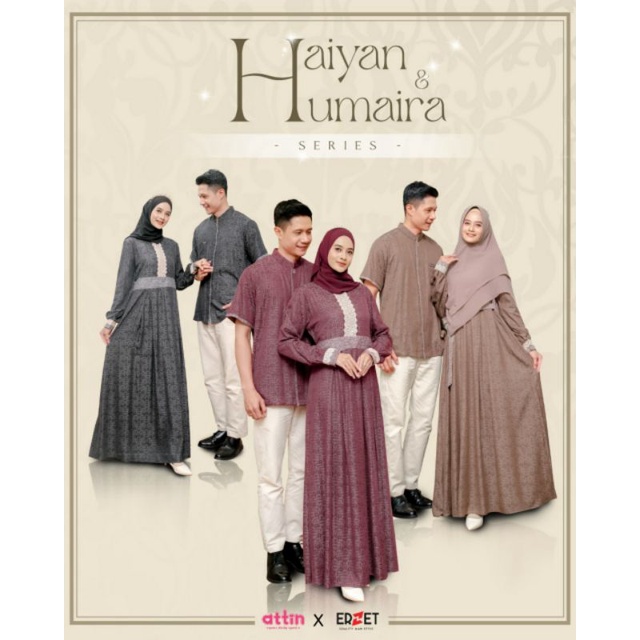 DRESS COUPLE HAIYAN & HUMAIRA BY ATTIN