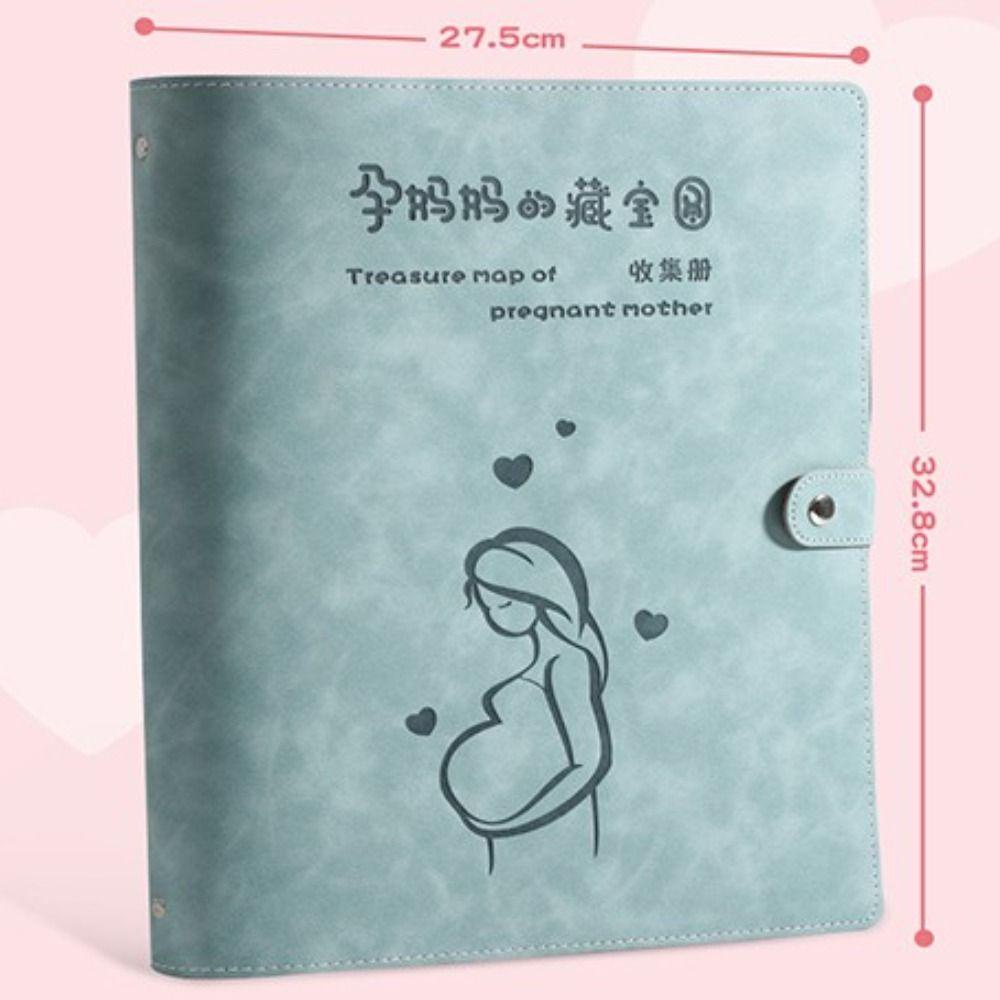 【 ELEGANT 】 Gravida Pregnancy Booklet Waterproof New Trendy Rekor Kelahiran Bayi Type-B ultrasonic Examination Pregnancy Archive Collection Buku Harta Tahta Map Ibu Hamil