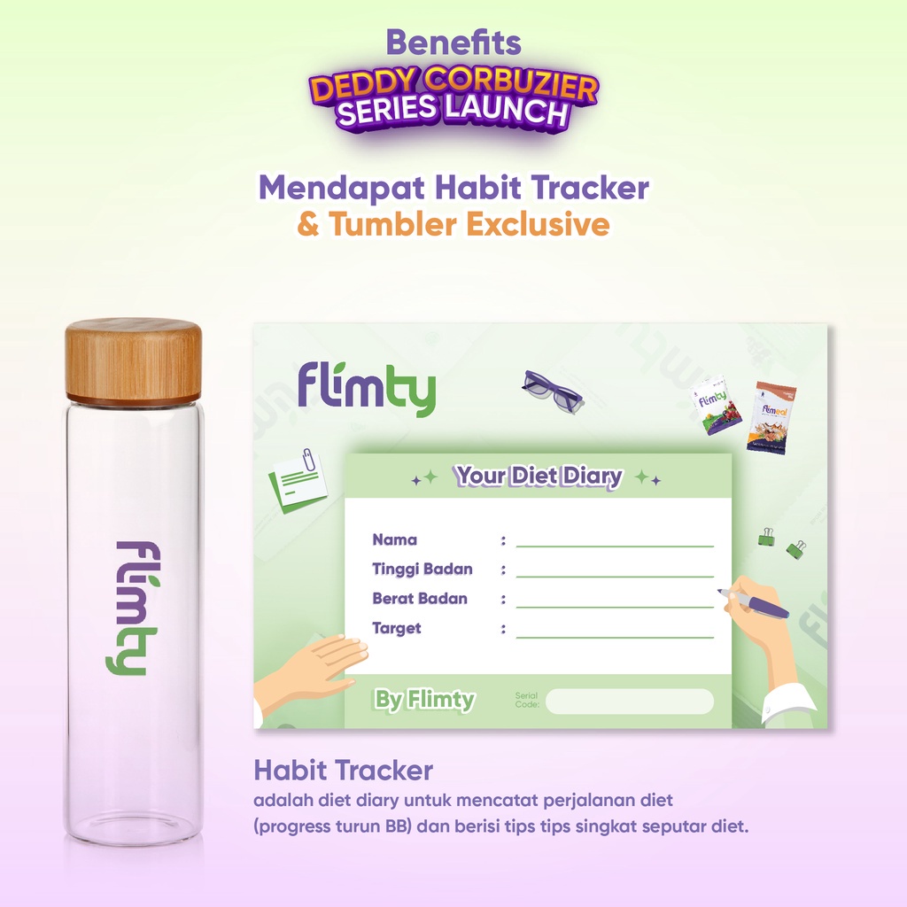 Flimty Deddy Corbuzier Special Limited Product Bundle Free Tumblr JAKARTA