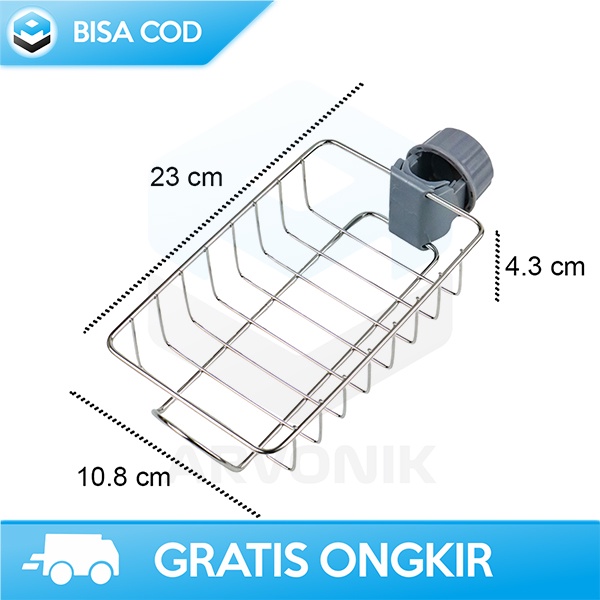 RAK SABUN KAMAR MANDI RAK GANTUNG DINDING STAINLESS STEEL MULTIFUNGSI