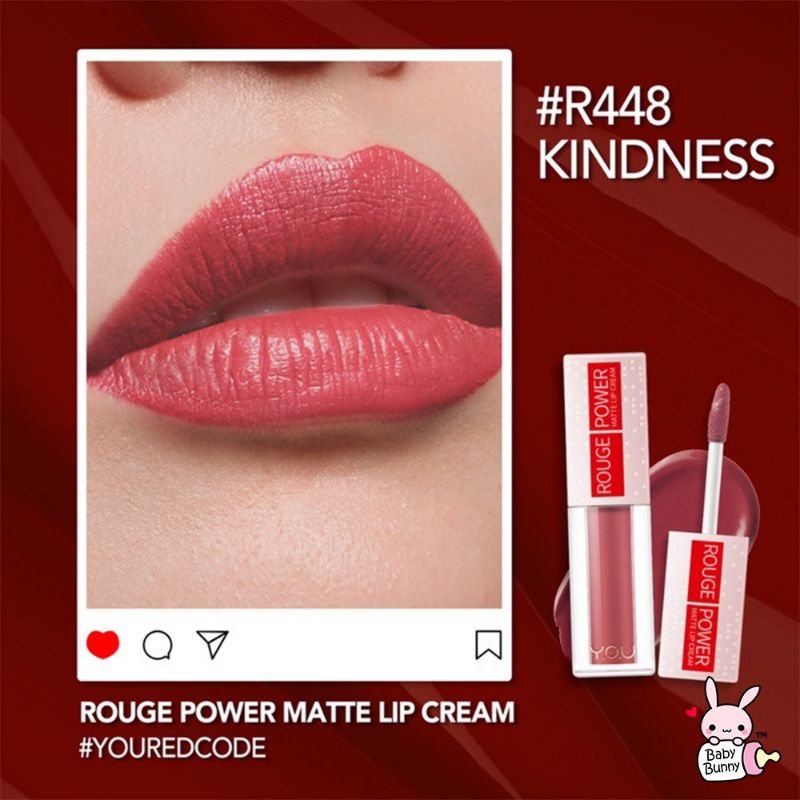 YOU ROUGE POWER MATTE LIP CREAM