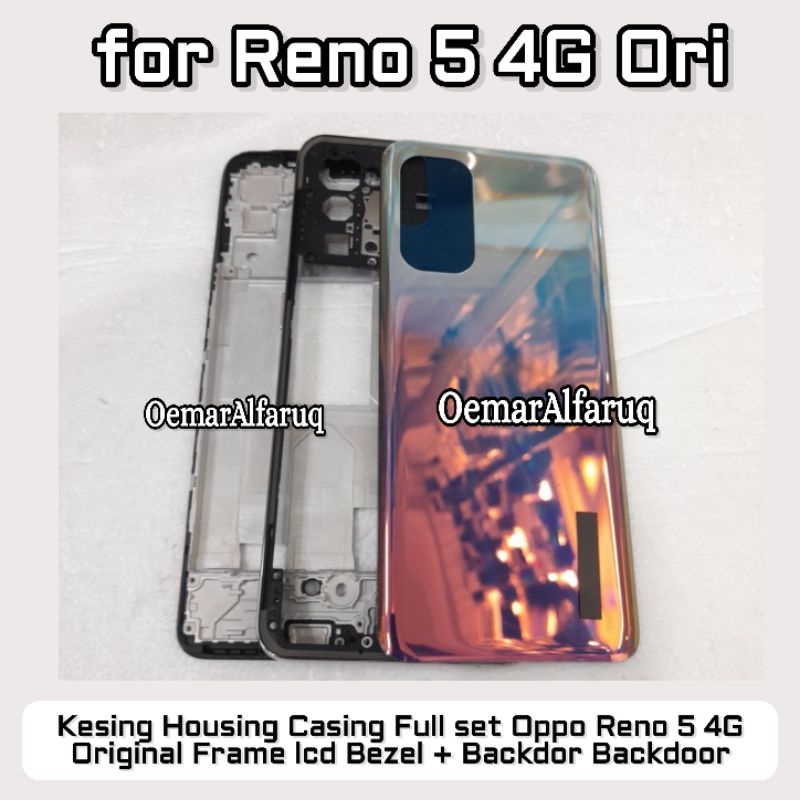 Jual Kesing Housing Casing Full Set Oppo Reno G Original Frame Lcd