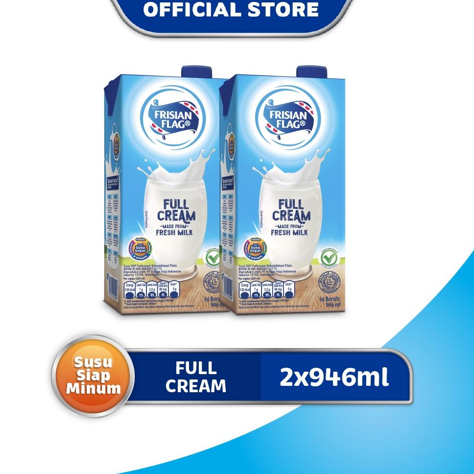 

F⚡ASH Star Frisian Flag Susu UHT Full Cream 2 x 946 mL ,.,.,.,,