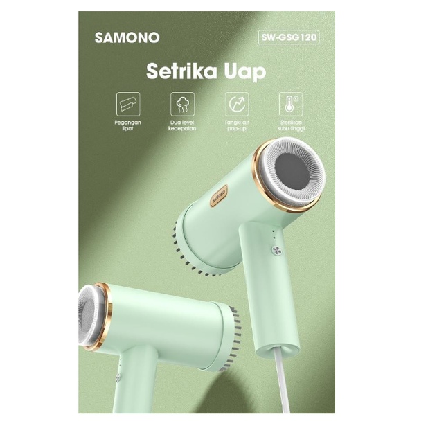 Samono Setrika Uap Portable Bisa Dilipat Baju Mini SW-GSG120