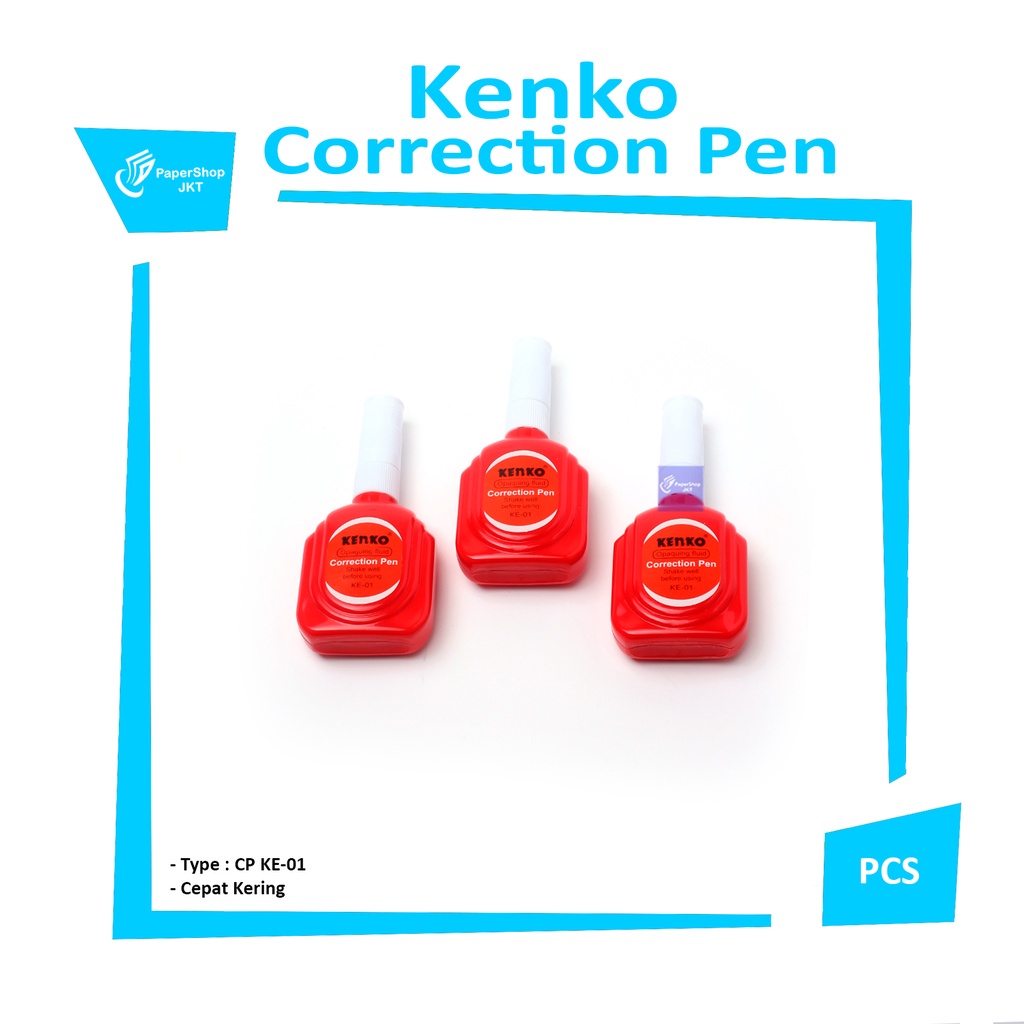 

KENKO - Tip-Ex KE-01 Cair - Correction Pen - Pcs