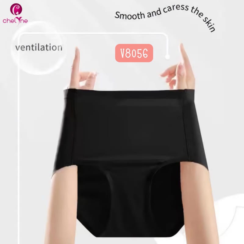 CD Wanita Chelyne V1524 Seamless Berpori Mediumwaist / V8056 Seamless Premium Polos Highwaist