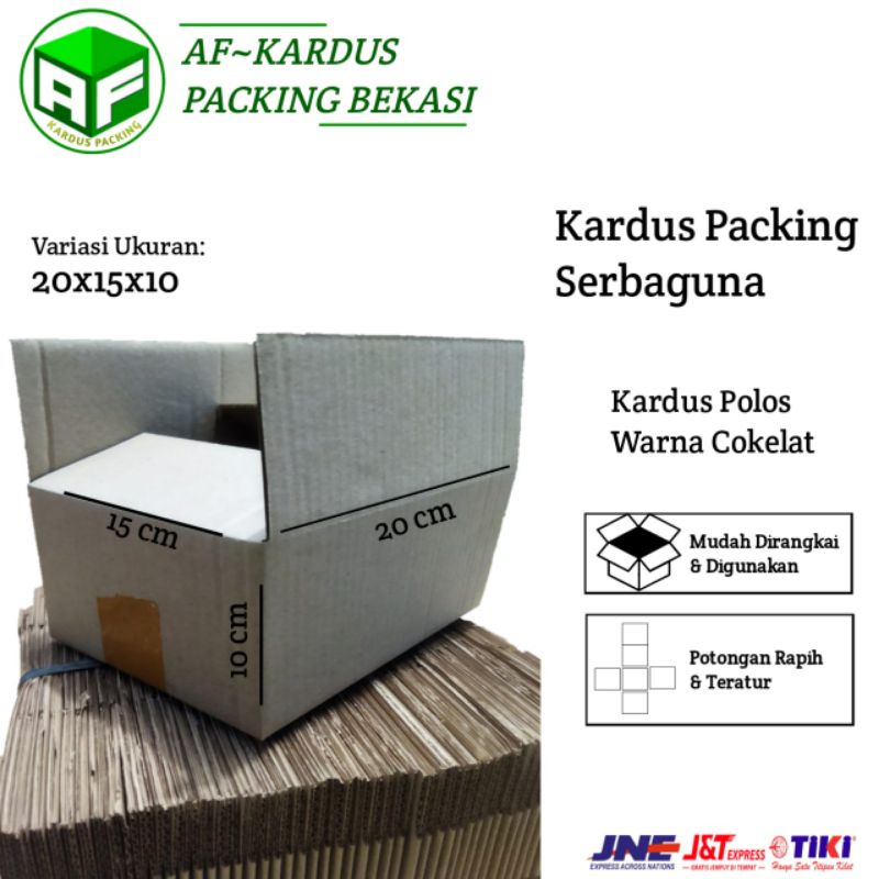 

kardus packing box packing ukuran 20×15×10