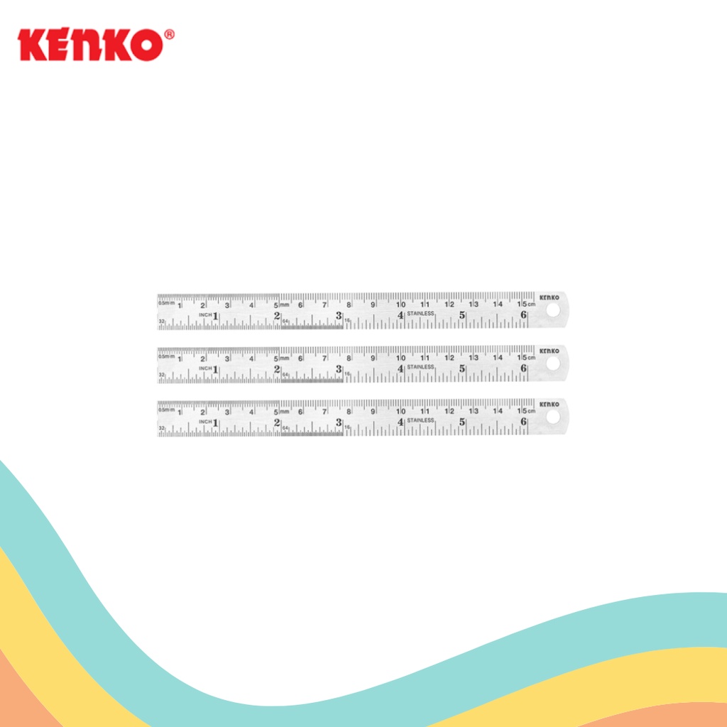 

GARISAN BESI 15 CM KENKO (1 PCS)