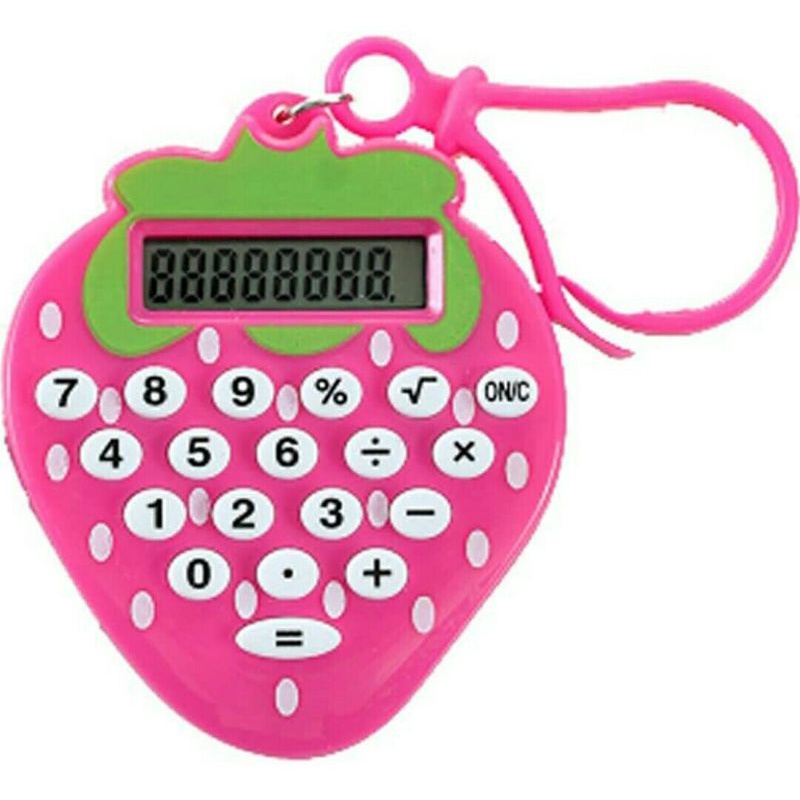 

Kalkulator MINI Strawberry PINK (Uk. 6x5cm)