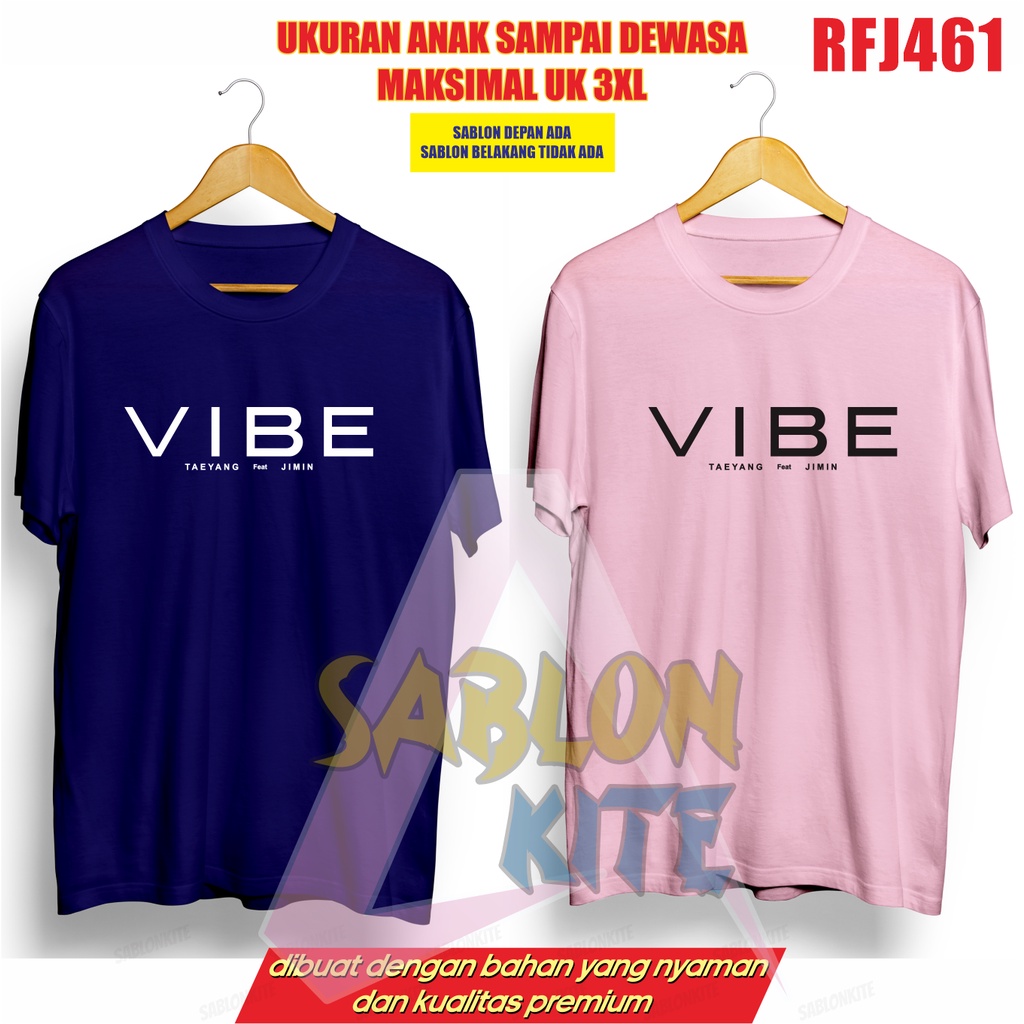 Kaos kpop VIBE taeyang feat jimin RFJ461