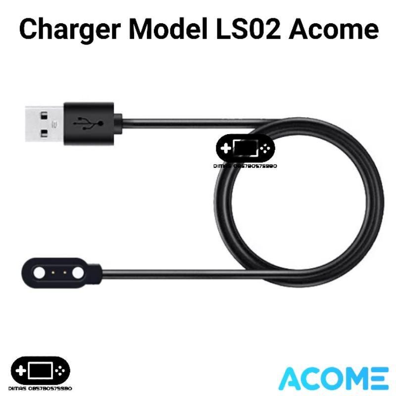 Charger Model LS02 Acome Charging Watch S1 Plus C1 Kabel USB