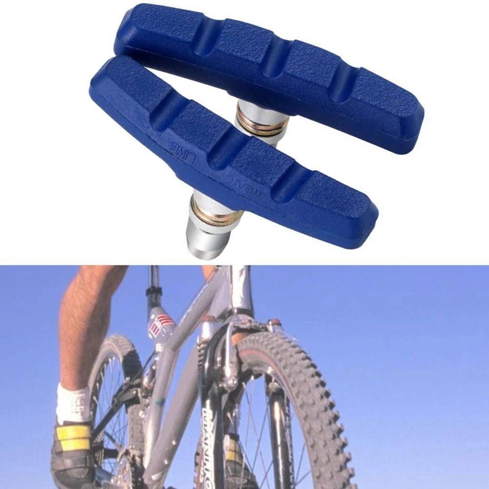 Lanfy Bantalan Rem Sepeda V Tahan Aus Silent 70mm Rubber Brake Pad Pengganti Break Block Blok Rem Sepeda MTB