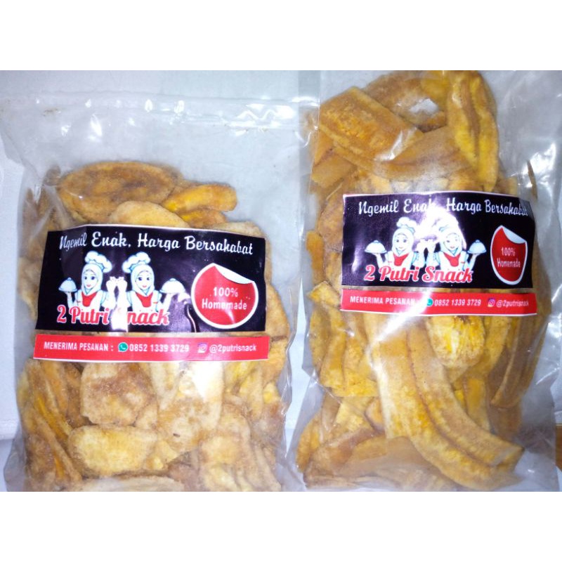 

Keripik Pisang Paket Komplit (Original & Manis) 2putri