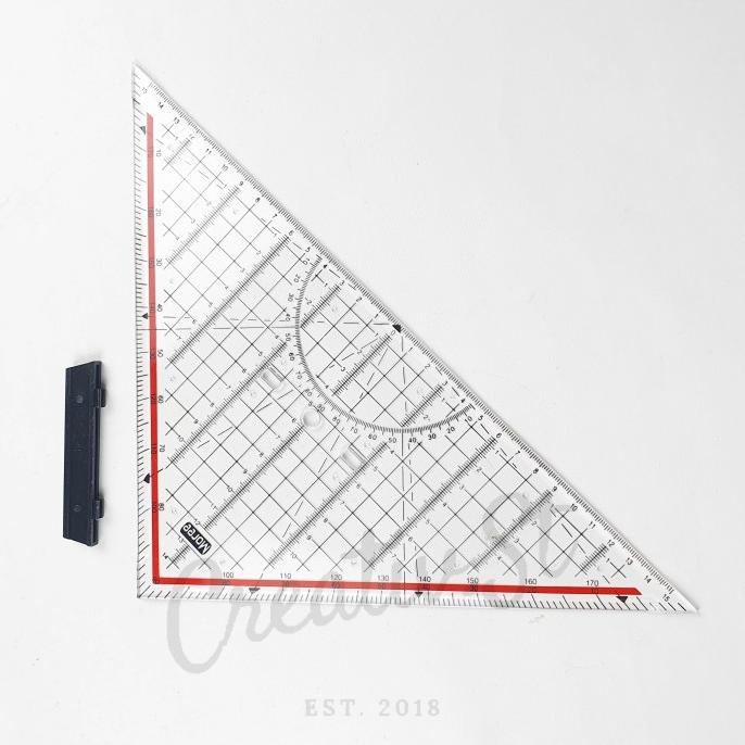 

Moree Ruler Penggaris Segitiga Pegangan Arsitek Desain Interior MURAH