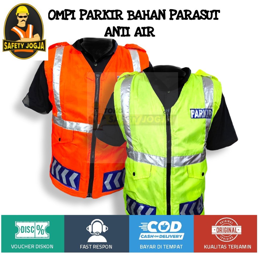 ROMPI SAFETY PARKIR BAHAN PARASUT ROMPI EMBLEM PARKIR