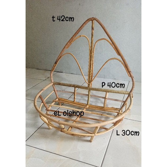 keranjang parcel keranjang parsel rotan oval