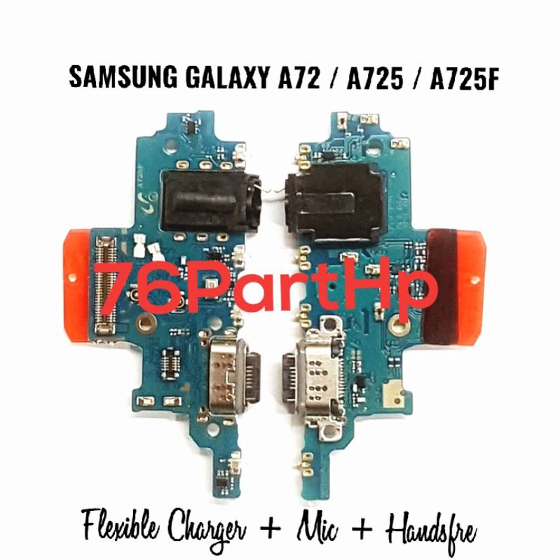 Ori Flexible Papan PCB Charger Mic Handsfree Samsung Galaxy  A72 - A725