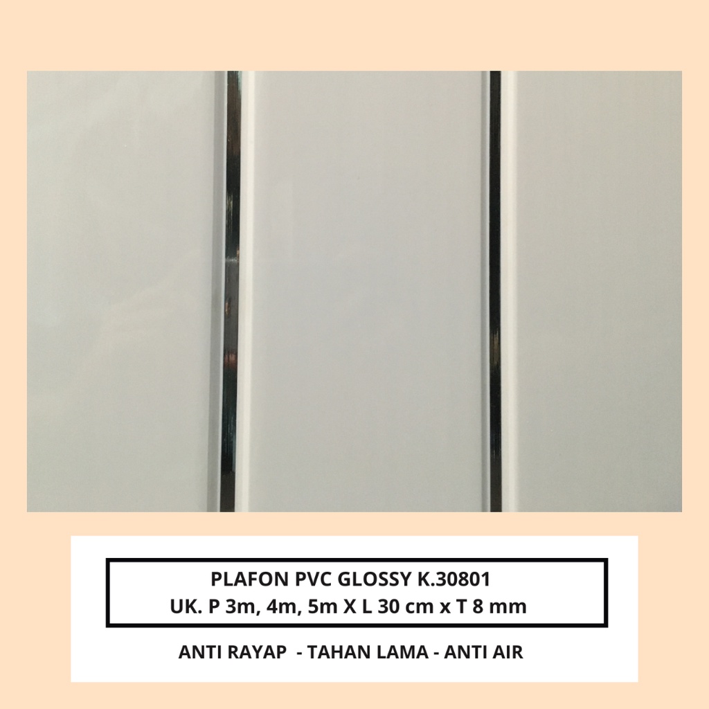 Plafon PVC Motif Film Tipe K.30801 /Plafon PVC Murah/Sale Plafon PVC/RESI PLAFON PVC