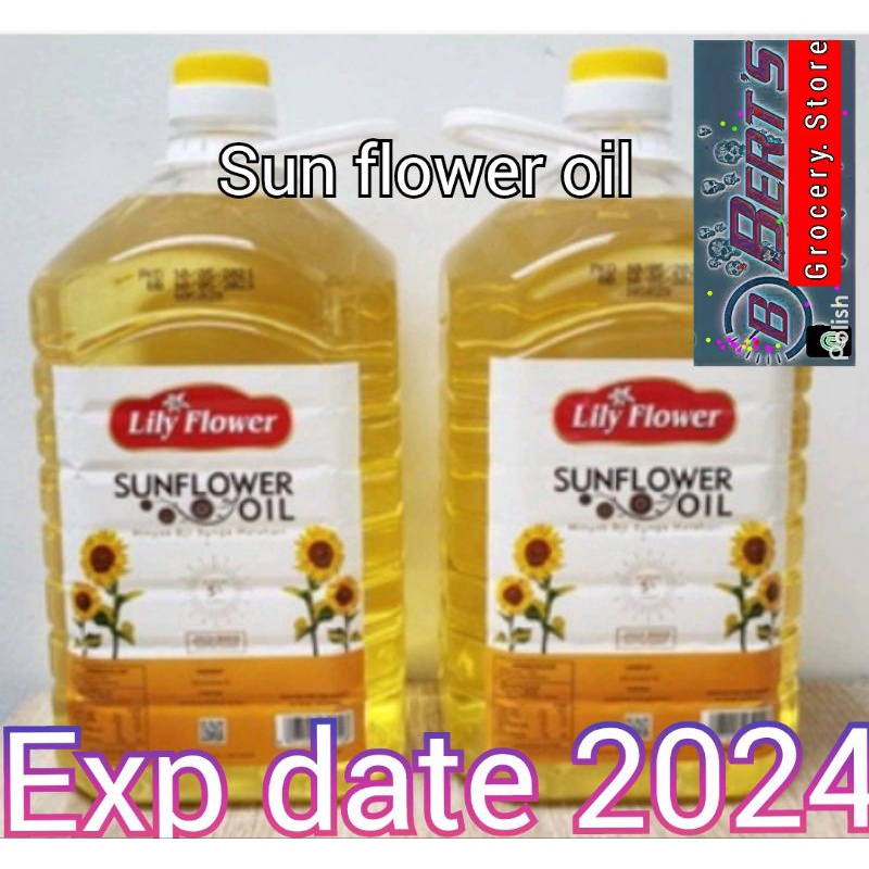 

lily flower sun flower oil / minyak bunga matahari kemasan 5 liter