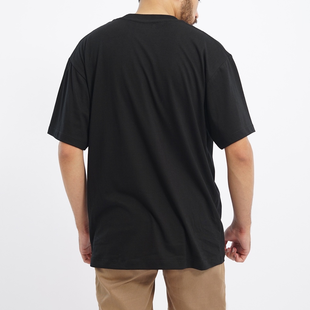 PLAIN Oversize T-Shirt - Jet Black (Kaos Polos Oversize 24s)