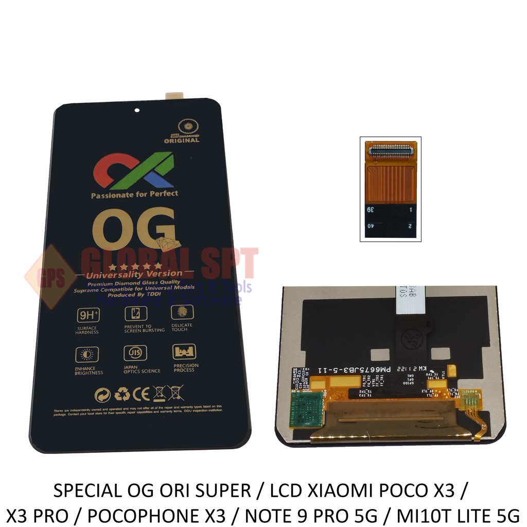 LCD TOUCHSCREEN XIAOMI POCOPHONE X3 / X3 PRO / NOTE 9 PRO 5G / MI 10T LITE 5G