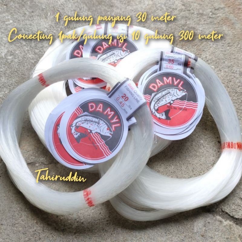 Senar DAMYL panjang 30 meter pergulung bisa conecting