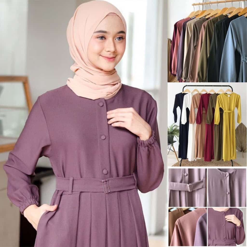 Gamis Remaja Terbaru Bahan Shakila Premium Dress Best Saller
