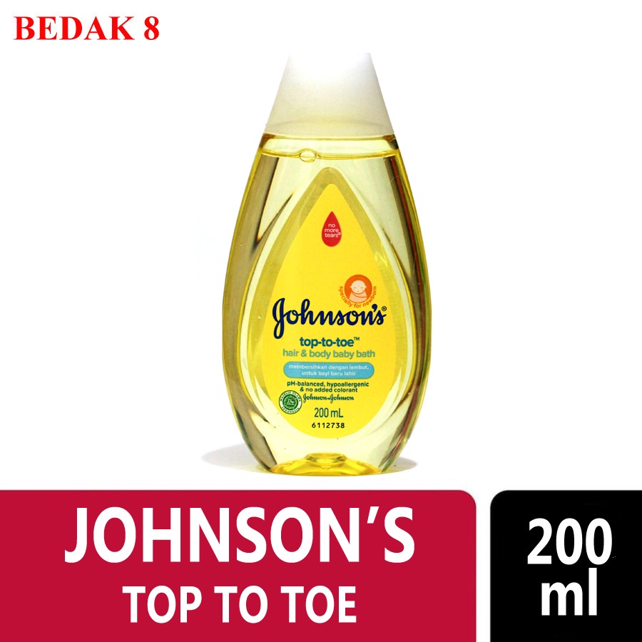 Johnson Top To Toe  Hair &amp; Body Baby Bath