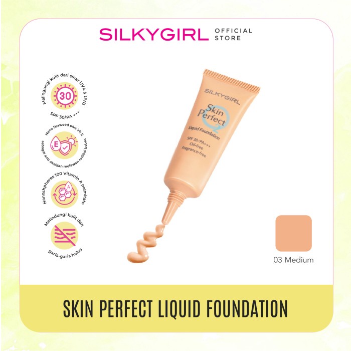 SILKYGIRL Skin Perfect Liquid Foundation - 02 Natural