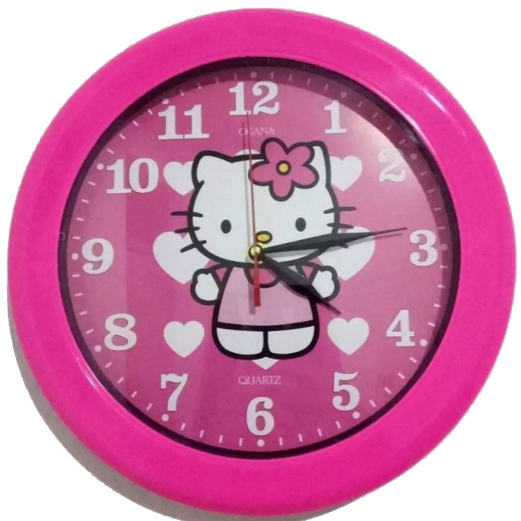 [DGB] JAM DINDING ANALOG KARAKTER ANAK UNIK DORAEMON HELLO KITTY KEROPPY KEROPPI