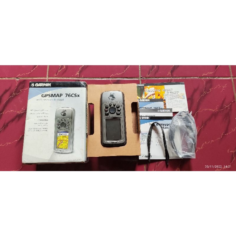 GPS Garmin GPSmap 76csx bekas komplit