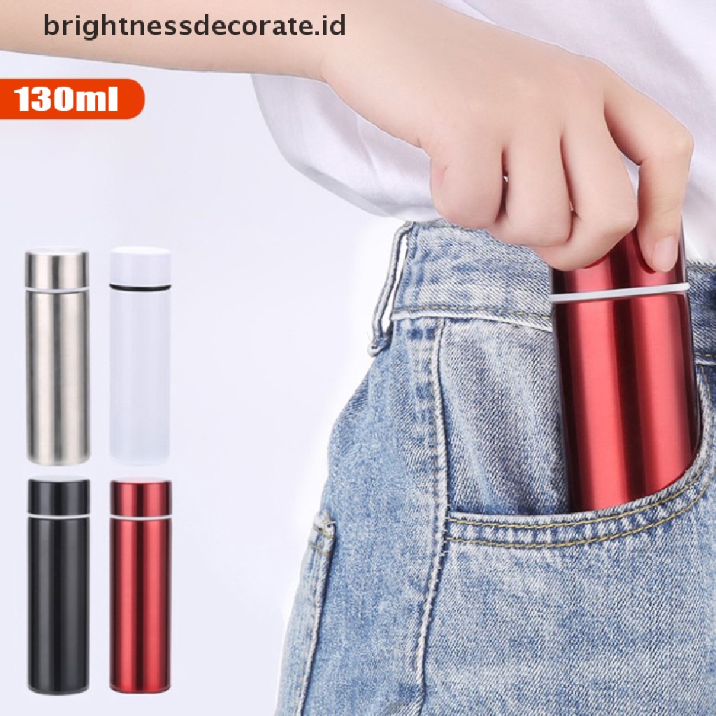 [Birth] Termos Saku Portabel Cangkir Stainless Steel Botol Air Mini Outdoor Camping [ID]