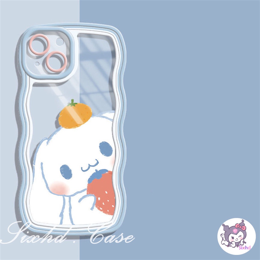 Redmi 12C 11A 10C 9T 9C Note 12 11s 11 10 9 8 Pro 10A 10 9A 9  A2 A1 Xiaomi 11Lite 12T 12Lite 11T 10T Poco M3 F3 X5 X4 X3 Pro Cute Cartoon Cinnamoroll Couple Wave Edge Phone Case Soft Cover