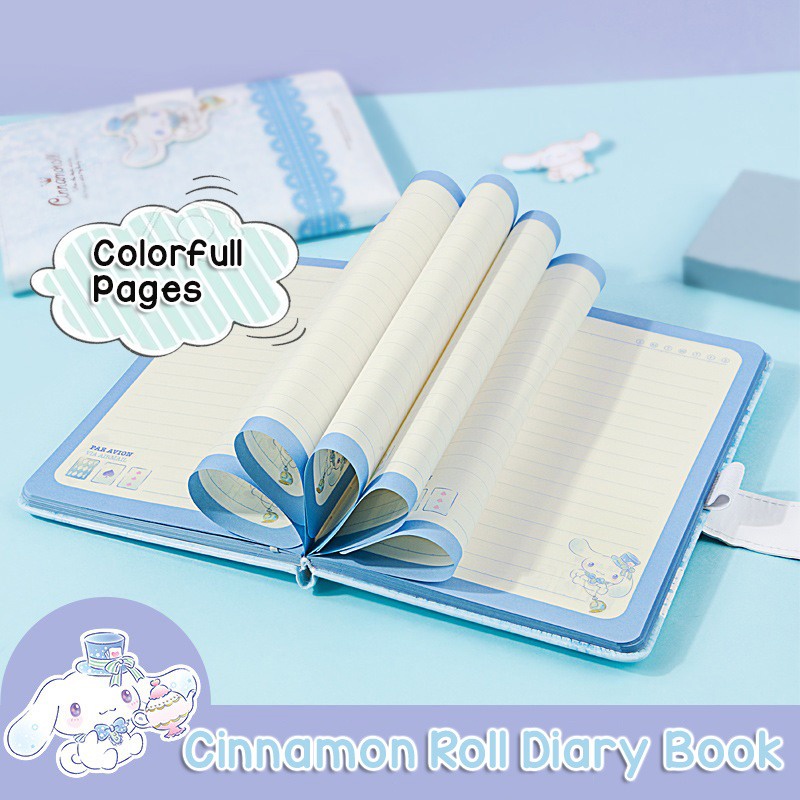 BUKU DIARY ALBUM CINNAMOROLL DIARY LUCU BUKU AGENDA CINAMOROL BUKU JURNAL JOURNAL HK HELLOKITTY NOTEBOOK SANRIO NOTEBOK @banyak