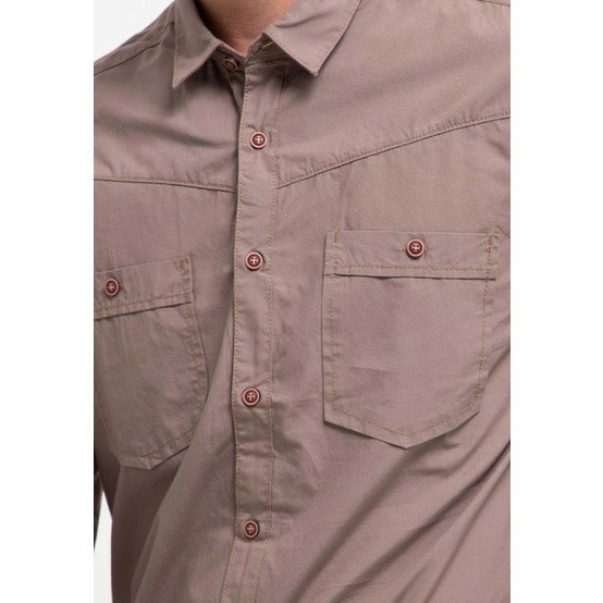 Terbaik Kemeja Pria Nude Tone Lois Jeans - Kllr148B