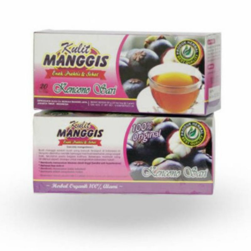 

Teh Celup kulit Manggis Kencono sari 100% original