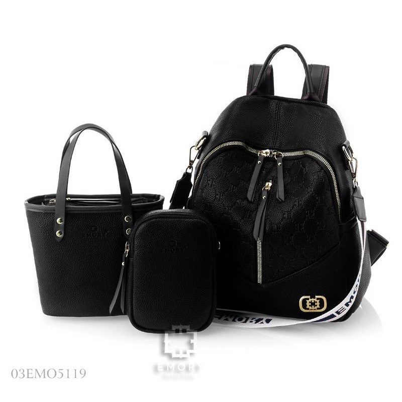 ORIGINAL EMORY Dyona 03EMO 5119 TAS RANSEL WANITA 3IN1