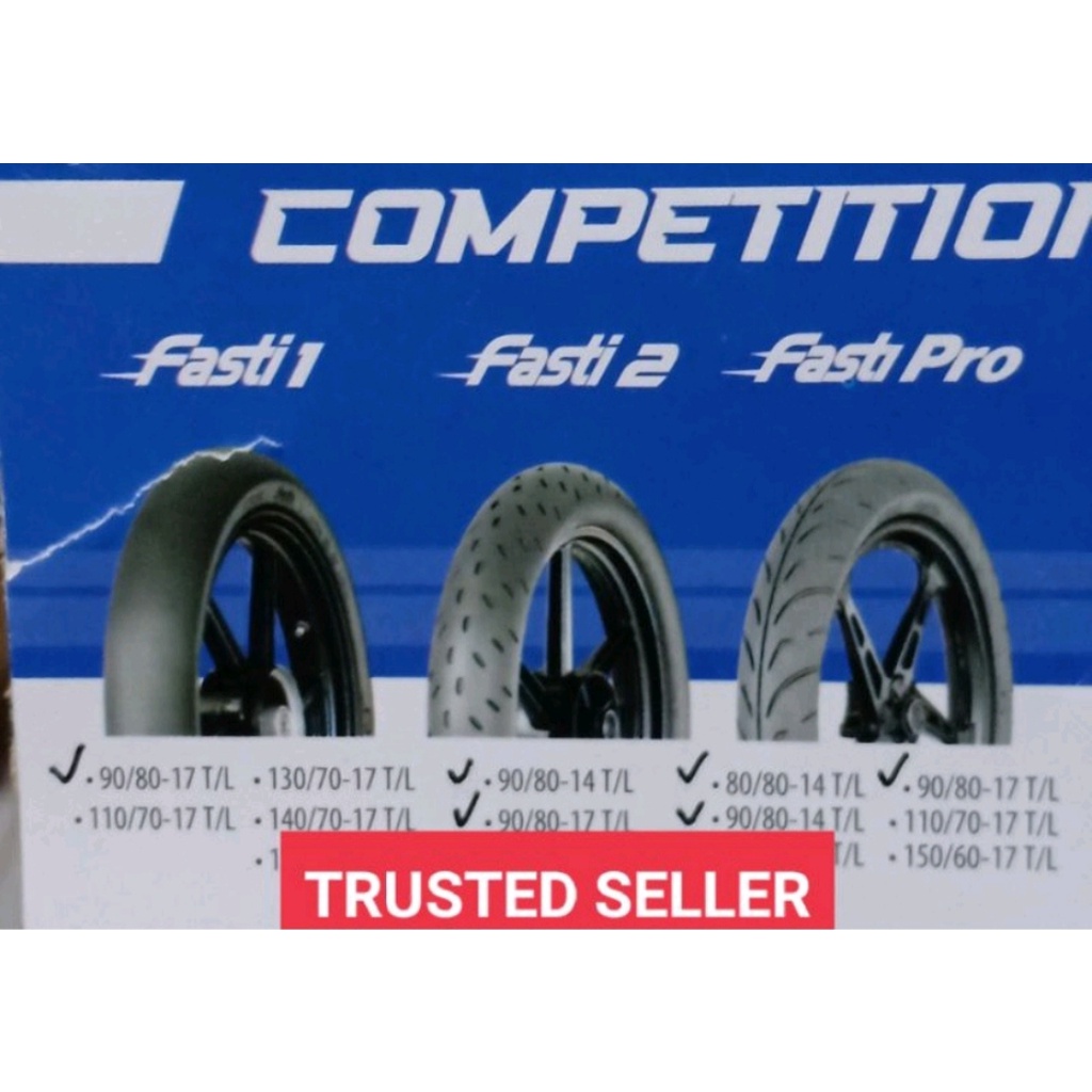 ORIGINAL BanTubles Soft compound racing fasti 1 fasti 2 fasti pro fasti 3 MP76 MP 27 90/80-17 90/80-
