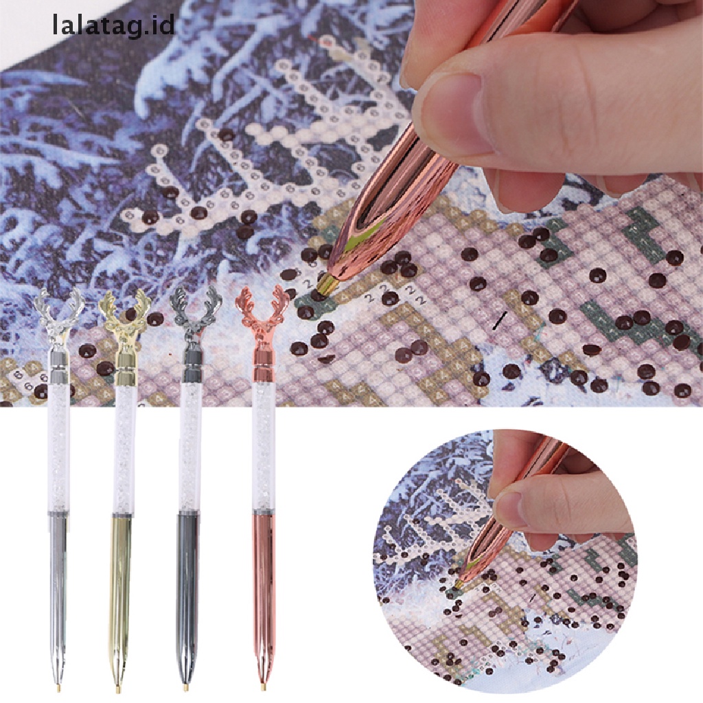 [lalatag] 5d Diamond Paing Titik Bor Pen DIY Cross Stitch Bordir Kerajinan Pen [ID]