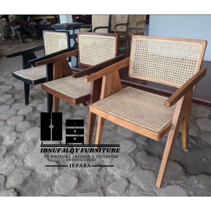 kursi cafe minimalis jati Kursi cafe minimalis jati rotan