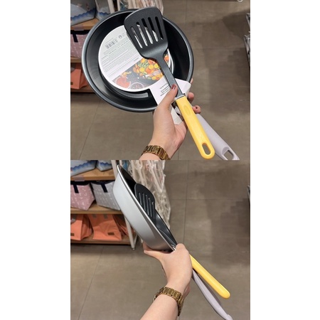 TEFLON MINISO LENGKAP DENGAN SUTIL FRYING PAN WITH TURNER