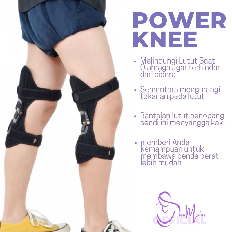 Alat Terapi Power Knee Pad Deker Lutut Perawatan Diri Pelindung Lutut