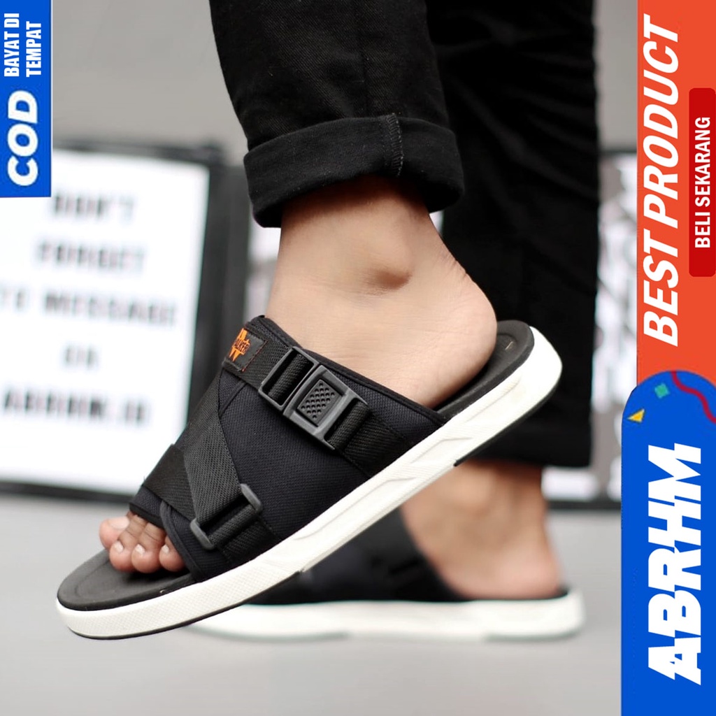 Sandal Slide Pria Sendal Selop Pria Terbaru Abrhm Sures