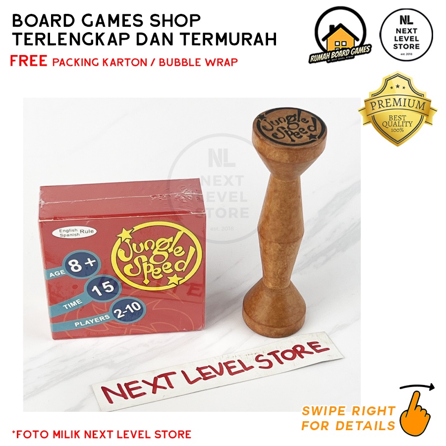Jungle Speed Board Games Card Game NEW Ready Stock