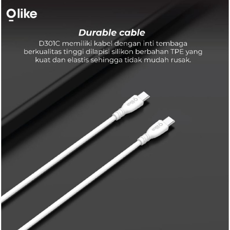 OLIKE D301C KABEL DATA TYPE C 2.1A 100CM