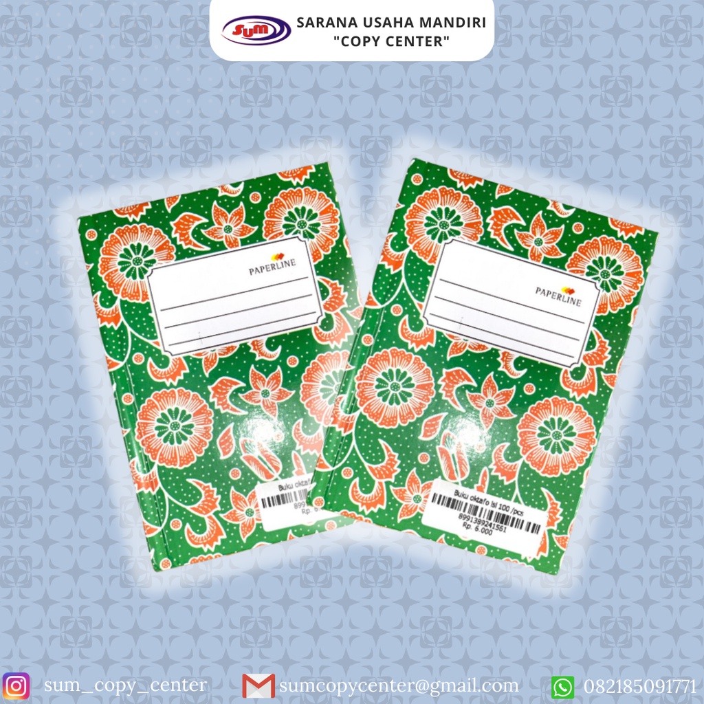 

Buku Oktavo Isi 100 Lembar