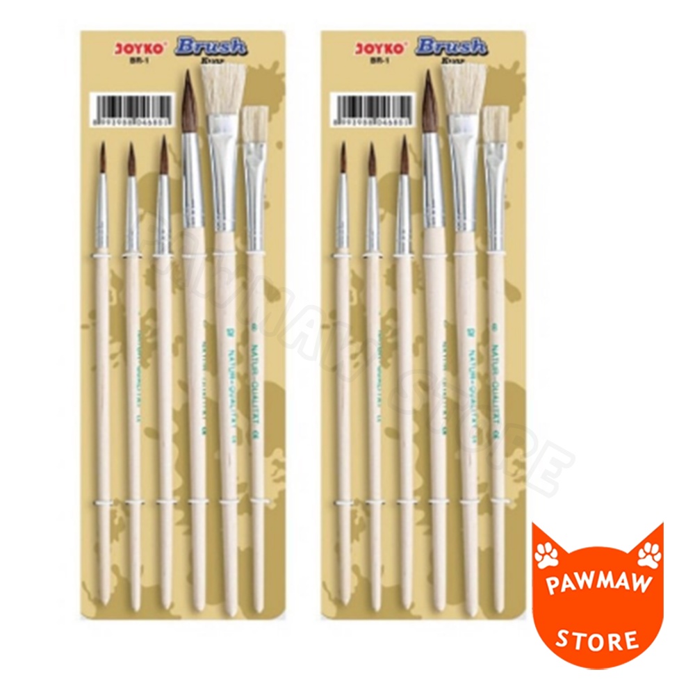 

Kuas Lukis JOYKO BR1 6Set/Kuas Cat Air/Brush JOYKO BR1