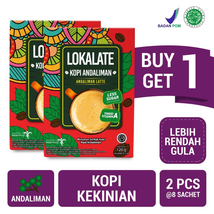 

Buy 1 Get 1 FREE - Lokalate Kopi Andaliman Dus (8 Sch)